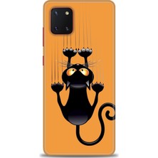 Samsung Galaxy A81 Hd Baskılı Kılıf + Seramik Tam Kaplayan Ekran Koruyucu 62