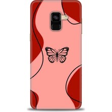 Rulet Samsung Galaxy A8 2018 Hd Baskılı Kılıf + Seramik Tam Kaplayan Ekran Koruyucu 189