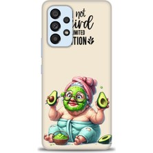 Samsung Galaxy A73 5g Hd Baskılı Kılıf + Seramik Tam Kaplayan Ekran Koruyucu 43