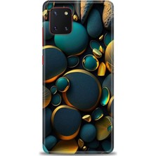 Samsung Galaxy A81 Hd Baskılı Kılıf + Seramik Tam Kaplayan Ekran Koruyucu 345