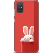 Samsung Galaxy A51 Hd Baskılı Kılıf + Seramik Tam Kaplayan Ekran Koruyucu 77