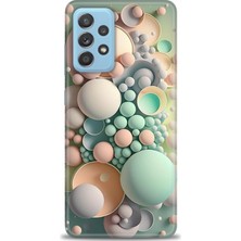 Samsung Galaxy A52S 5g Hd Baskılı Kılıf + Seramik Tam Kaplayan Ekran Koruyucu 347