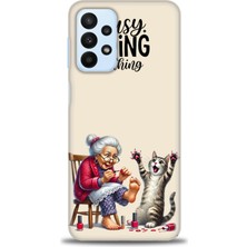 Samsung Galaxy A23 4g Hd Baskılı Kılıf + Seramik Tam Kaplayan Ekran Koruyucu 44