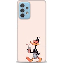 Samsung Galaxy A52S 5g Hd Baskılı Kılıf + Seramik Tam Kaplayan Ekran Koruyucu 407