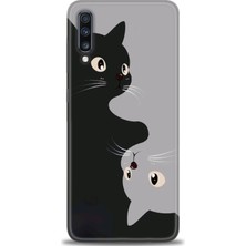 Samsung Galaxy A70 Hd Baskılı Kılıf + Seramik Tam Kaplayan Ekran Koruyucu 67