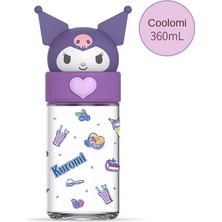 Kuromi Figür 360ML Cam Suluk Matara