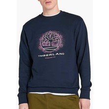 Timberland Front Seasonal Tree Logo Graphic Crewnec