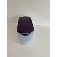 Tupperware Oval Dizayn 1.1lt Mor Kapak