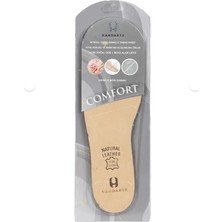 Handarte Koku Önleyici %100 Nubuk Deri Tabanlık – Yumuşak Kaymaz Yüzey – Ayak Rahatlığı