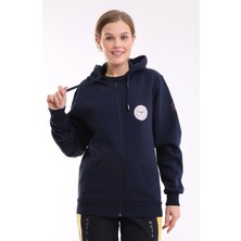 Paramedik Unisex Kapşonlu Hırka - Lacivert