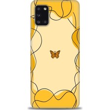 Rulet Samsung Galaxy A31 Hd Baskılı Kılıf + Seramik Tam Kaplayan Ekran Koruyucu 184