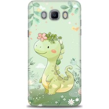 Samsung Galaxy J7 2016 Hd Baskılı Kılıf + Seramik Tam Kaplayan Ekran Koruyucu 302