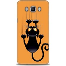 Samsung Galaxy J7 2016 Hd Baskılı Kılıf + Seramik Tam Kaplayan Ekran Koruyucu 62