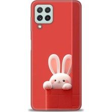 Samsung Galaxy M32 Hd Baskılı Kılıf + Seramik Tam Kaplayan Ekran Koruyucu 77