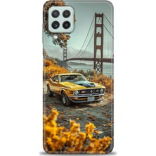 Samsung Galaxy M32 Hd Baskılı Kılıf + Seramik Tam Kaplayan Ekran Koruyucu 105