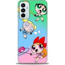 Samsung Galaxy M13 Hd Baskılı Kılıf + Seramik Tam Kaplayan Ekran Koruyucu 123