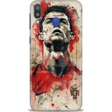 Samsung Galaxy M20 Hd Baskılı Kılıf + Seramik Tam Kaplayan Ekran Koruyucu 5