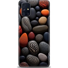 Samsung Galaxy M31S Hd Baskılı Kılıf + Seramik Tam Kaplayan Ekran Koruyucu 344