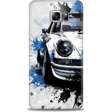 Samsung Galaxy Note 5 Hd Baskılı Kılıf + Seramik Tam Kaplayan Ekran Koruyucu 487