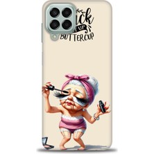 Samsung Galaxy M33 Hd Baskılı Kılıf + Seramik Tam Kaplayan Ekran Koruyucu 50