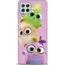 Samsung Galaxy M22 Hd Baskılı Kılıf + Seramik Tam Kaplayan Ekran Koruyucu 362