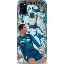 Rulet Samsung Galaxy M30S Hd Baskılı Kılıf + Seramik Tam Kaplayan Ekran Koruyucu 1