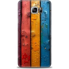 Samsung Galaxy Note 5 Hd Baskılı Kılıf + Seramik Tam Kaplayan Ekran Koruyucu 435