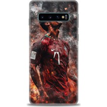 Samsung Galaxy S10 Hd Baskılı Kılıf + Seramik Tam Kaplayan Ekran Koruyucu 8