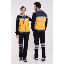 112 Unisex Kışlık Yelek - Sarı