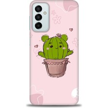 Rulet Samsung Galaxy M23 Hd Baskılı Kılıf + Seramik Tam Kaplayan Ekran Koruyucu 304