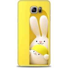 Samsung Galaxy Note 5 Hd Baskılı Kılıf + Seramik Tam Kaplayan Ekran Koruyucu 76