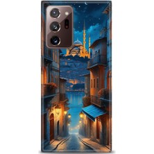 Samsung Galaxy Note 20 Hd Baskılı Kılıf + Seramik Tam Kaplayan Ekran Koruyucu 221