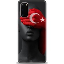 Samsung Galaxy S20 Hd Baskılı Kılıf + Seramik Tam Kaplayan Ekran Koruyucu 246