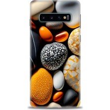 Rulet Samsung Galaxy S10 Hd Baskılı Kılıf + Seramik Tam Kaplayan Ekran Koruyucu 342