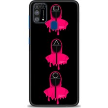 Samsung Galaxy M31 Hd Baskılı Kılıf + Seramik Tam Kaplayan Ekran Koruyucu 284