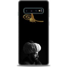 Samsung Galaxy S10 Hd Baskılı Kılıf + Seramik Tam Kaplayan Ekran Koruyucu 465