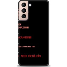 Rulet Samsung Galaxy S21 Hd Baskılı Kılıf + Seramik Tam Kaplayan Ekran Koruyucu 391