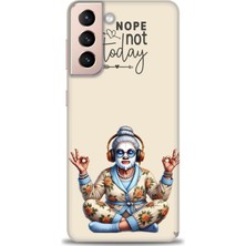 Samsung Galaxy S21 Plus Hd Baskılı Kılıf + Seramik Tam Kaplayan Ekran Koruyucu 42