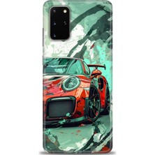 Rulet Samsung Galaxy S20 Plus Hd Baskılı Kılıf + Seramik Tam Kaplayan Ekran Koruyucu 109