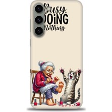 Rulet Samsung Galaxy S23 Hd Baskılı Kılıf + Seramik Tam Kaplayan Ekran Koruyucu 44