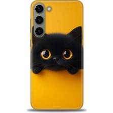 Rulet Samsung Galaxy S23 Hd Baskılı Kılıf + Seramik Tam Kaplayan Ekran Koruyucu 64