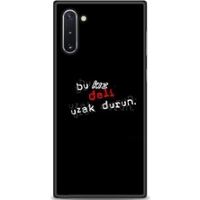 Samsung Galaxy Note 10 Hd Baskılı Kılıf + Seramik Tam Kaplayan Ekran Koruyucu 398