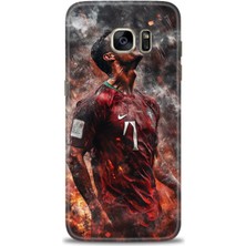 Samsung Galaxy S7 Edge Hd Baskılı Kılıf + Seramik Tam Kaplayan Ekran Koruyucu 8