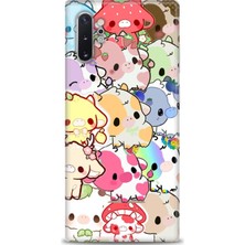 Samsung Galaxy Note 10 Plus Hd Baskılı Kılıf + Seramik Tam Kaplayan Ekran Koruyucu 491