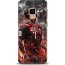 Samsung Galaxy S9 Hd Baskılı Kılıf + Seramik Tam Kaplayan Ekran Koruyucu 8