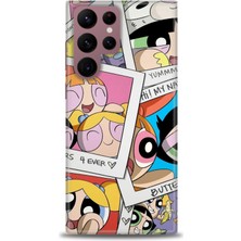 Samsung Galaxy S22 Ultra Hd Baskılı Kılıf + Seramik Tam Kaplayan Ekran Koruyucu 126