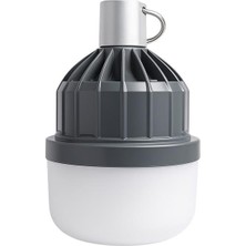 Ledx LN-616 80 Watt Type-C Şarjlı Taşınabilir Asma Kancalı Kamp Çadır Lambası 6500K 1200MAH 3 Modlu