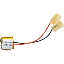 401010 3.7 Volt 25 Mah Lityum Polimer Pil Soketsiz
