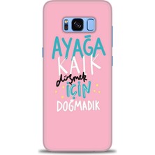 Rulet Samsung Galaxy S8 Hd Baskılı Kılıf + Seramik Tam Kaplayan Ekran Koruyucu 161