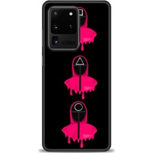 Rulet Samsung Galaxy S20 Utra Hd Baskılı Kılıf + Seramik Tam Kaplayan Ekran Koruyucu 284